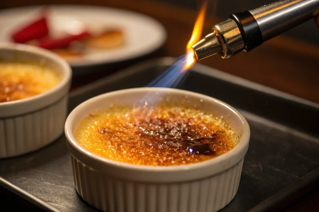 Secret to Crème Brûlée preparing